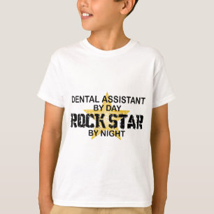 T-shirts Estrela do rock do assistente dental