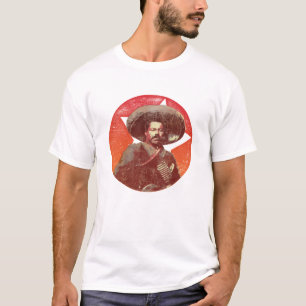 T-shirts Estrela do vermelho do vintage de Pancho Villa