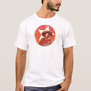 T-shirts Estrela do vermelho do vintage de Pancho Villa