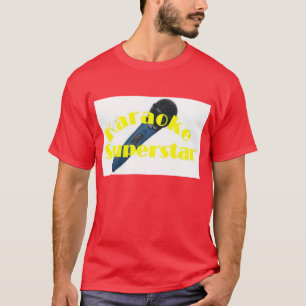T-shirts Estrela mundial do karaoke