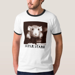 T-SHIRTS ESTRELA SUPER!!! RATO DA REGRA DOS RATOS