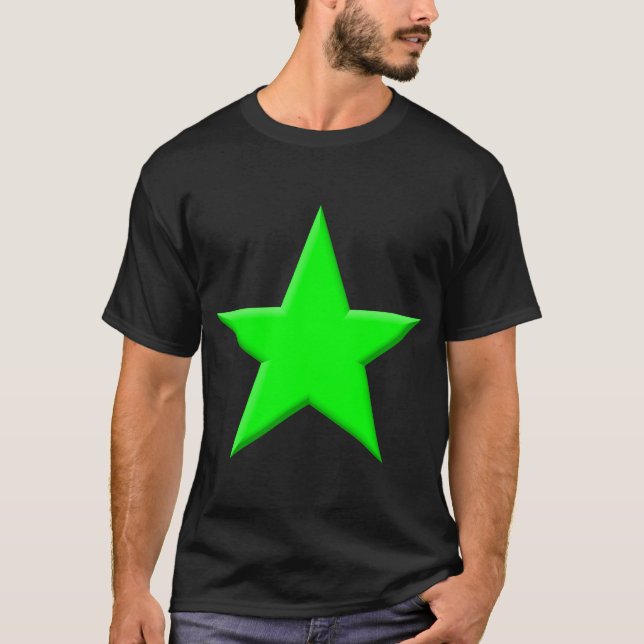 T-shirts Estrela - Verde (Frente)