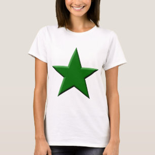 T-shirts Estrela - verde escuro