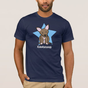 T-shirts Estrela Xoloitzcuintli de Kawaii