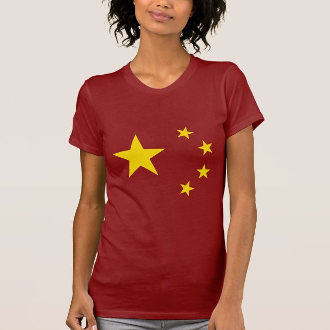 T-shirts Estrelas da China (Frente)