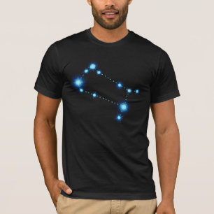 T-shirts Estrelas de constelação Gemini Zodiac