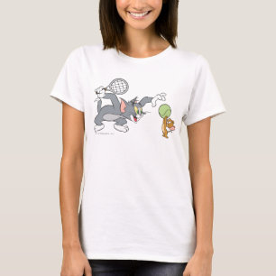 T-shirts Estrelas de tênis 2 de Tom e de Jerry