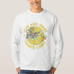 T-shirts Estrelas de tênis 5 de Tom e de Jerry