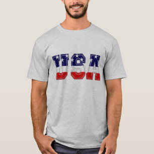 T-shirts Estrelas e Listras Patrióticas EUA
