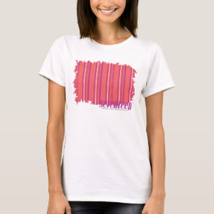 T-shirts Estrias Finas Rosa 2