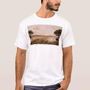 T-shirts Estuário de Oakland perto do lago Merritt (1232A)