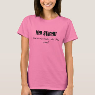 T-shirts ESTUDANTE do MED - personalizado