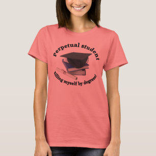 T-shirts estudante perpétuo 2 Ladies Ringer shirt