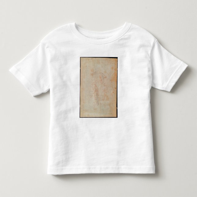 T-shirts Estudo de duas figuras masculinas (Frente)