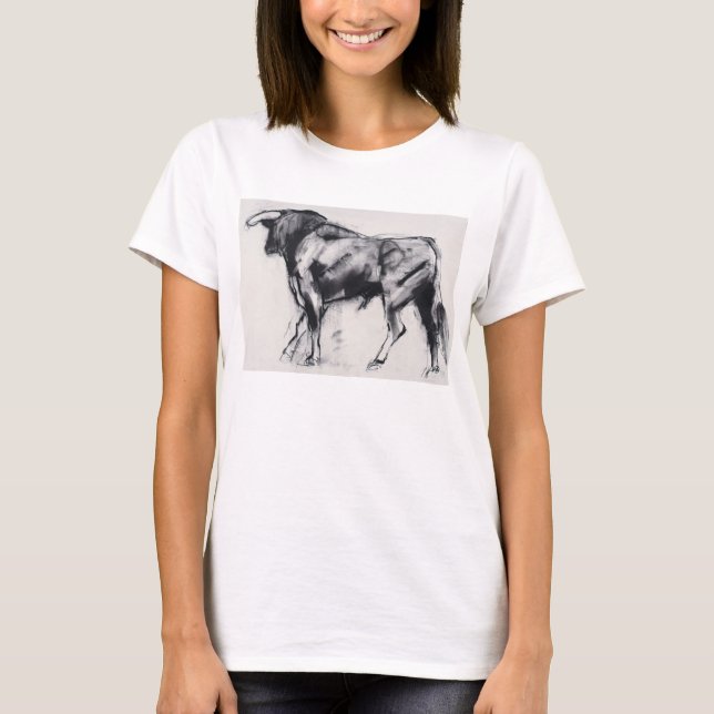 T-shirts Estudo de Toro Azul (Frente)