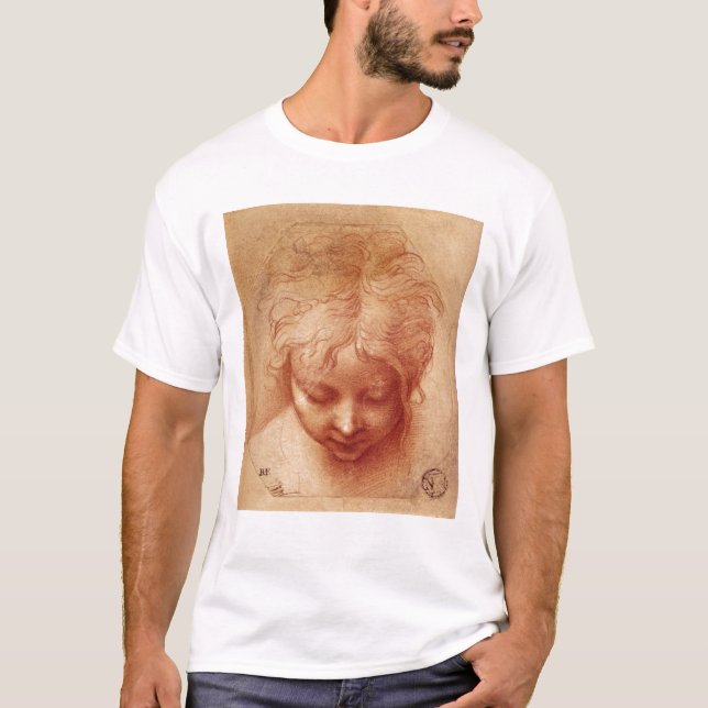 T-shirts Estudo de uma cabeça (Frente)