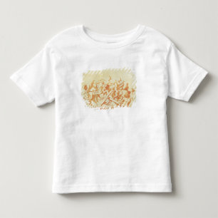 T-shirts Estudo do cristo que leva a cruz (giz e lavagem