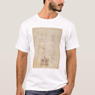 T-shirts Estudos para a composição arquitectónica