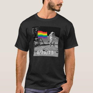 T-SHIRTS ETAPA ENORME DA ATERRAGEM DE LUA PARA A BANDEIRA
