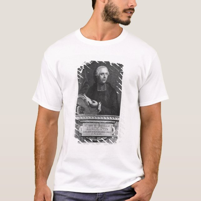 T-shirts Etienne Bonnot de Condillac (Frente)