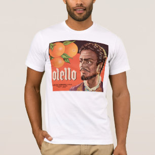 T-shirts Etiqueta alaranjada de Otello