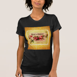 T-shirts Etiqueta de Perfume Francês Vintage