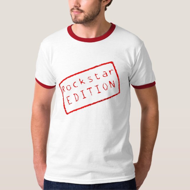 T-shirts Etiqueta de Rockstar (Frente)