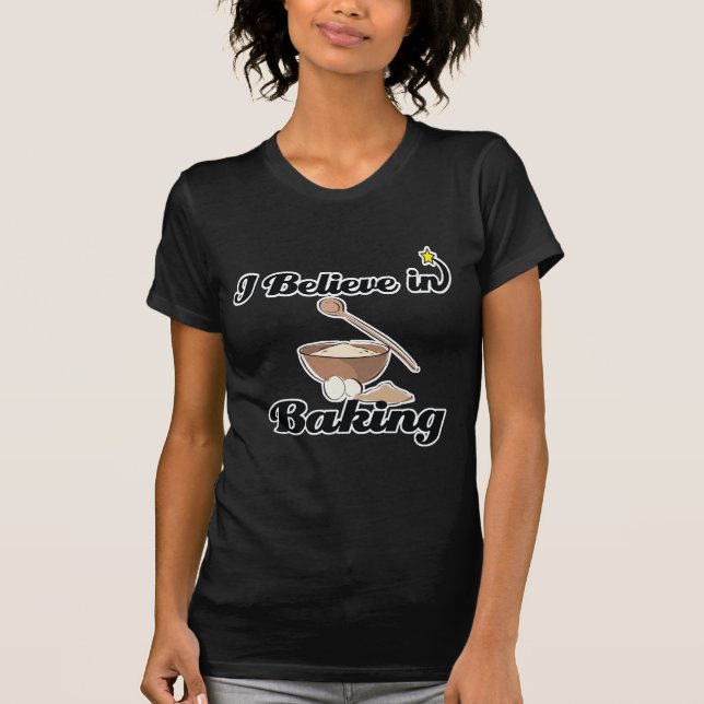 T-shirts eu acredito em assar (Frente)