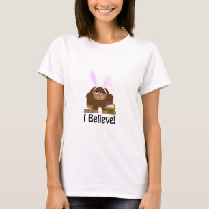 T-shirts Eu acredito! Páscoa Bigfoot