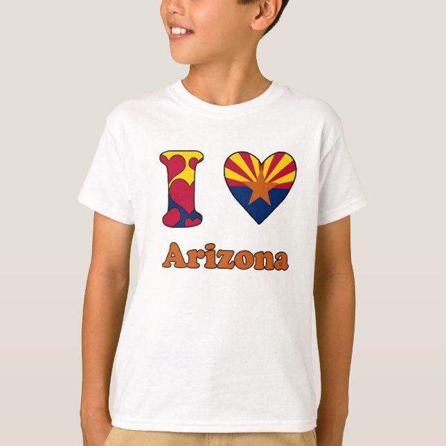 T-shirts Eu adoro Arizona (Frente)