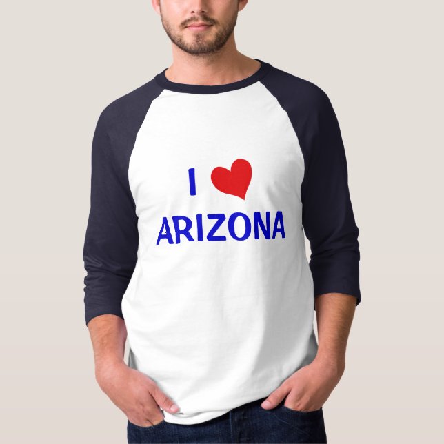 T-shirts Eu adoro Arizona (Frente)