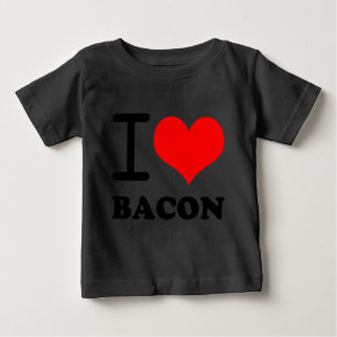 T-shirts Eu adoro bacon
