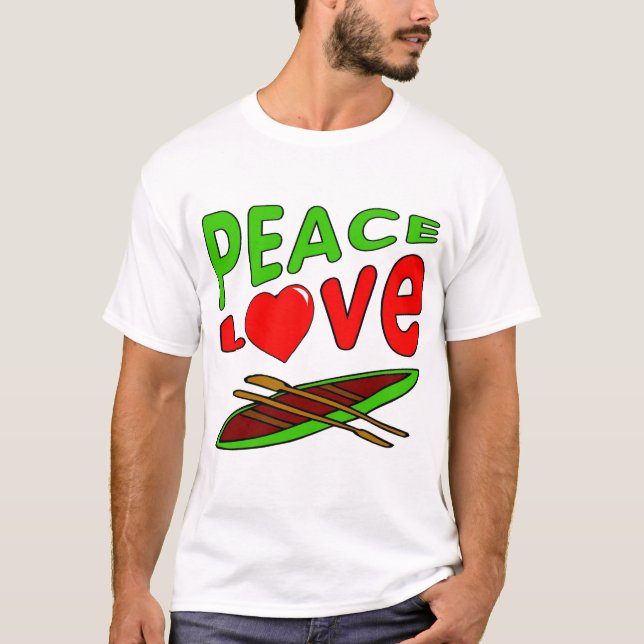 T-shirts Eu Adoro Canoar (Frente)