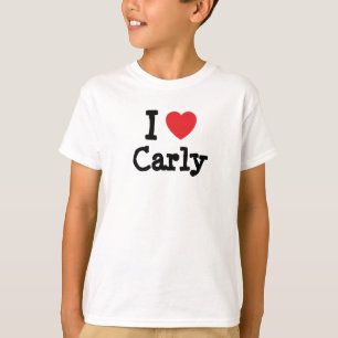 T-shirts Eu adoro Carly Heart-Shirt
