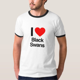 T-shirts eu adoro cisnes negras