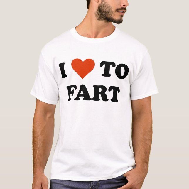 T-shirts Eu Adoro Fart (Frente)