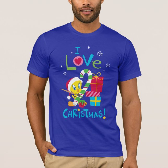 T-shirts Eu adoro Natal - TWEETY™ (Frente)