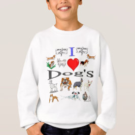 T-shirts Eu adoro o Dog