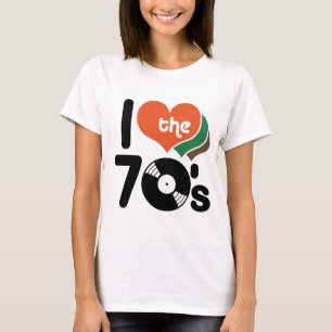 T-shirts Eu adoro os anos 70