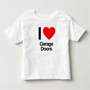 T-shirts eu adoro portas de garagem