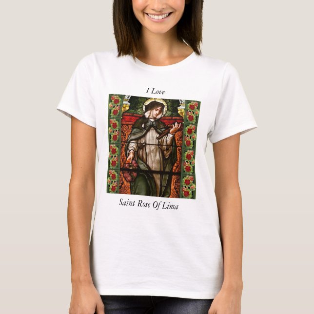 T-shirts eu adoro santo de lima (Frente)
