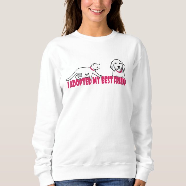 T-shirts eu adotei meu melhor amigo (Frente)