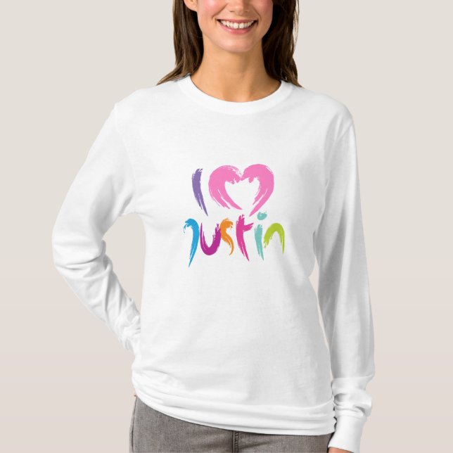 T-shirts Eu amo (Frente)