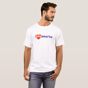 T-shirts Eu amo a América