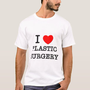 T-shirts Eu amo a cirurgia plástica