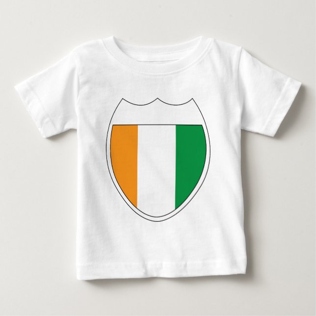 T-shirts Eu Amo A Costa do Marfim (Frente)