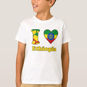T-shirts Eu amo a Etiópia