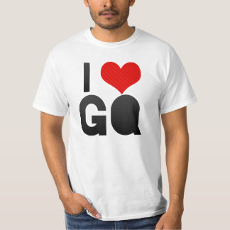 T-shirts Eu amo a GQ