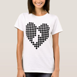 T-shirts Eu amo a música