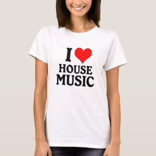 T-SHIRTS EU AMO A MÚSICA DA CASA